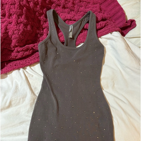 SKIMS outdoor rhinestone mid thigh onesie - Picture 2 of 7